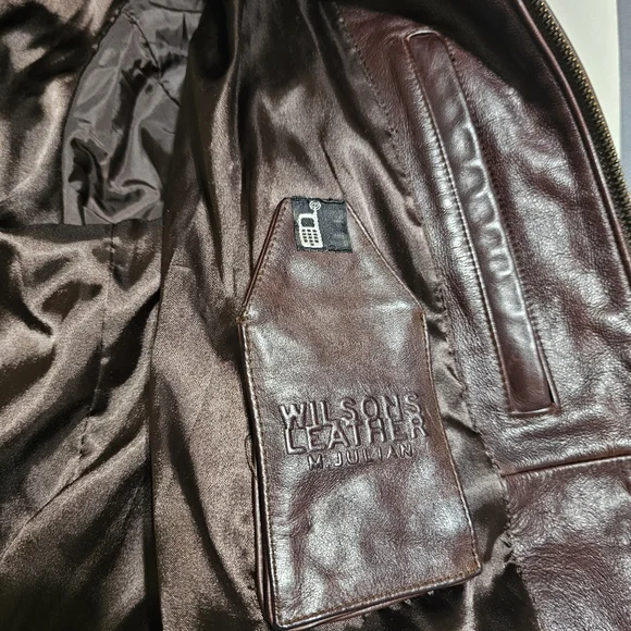 Vintage Wilsons M Julian Leather Bomber XL - Picture 7 of 11